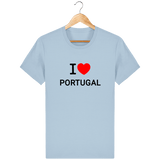 T-shirt I LOVE PORTUGAL - unisexe - Le Meilleur du Portugal