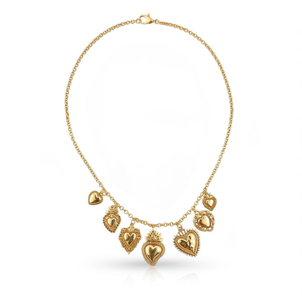 Collier aux 7 charmes Sacrés-Cœurs le-meilleur-du-portugal