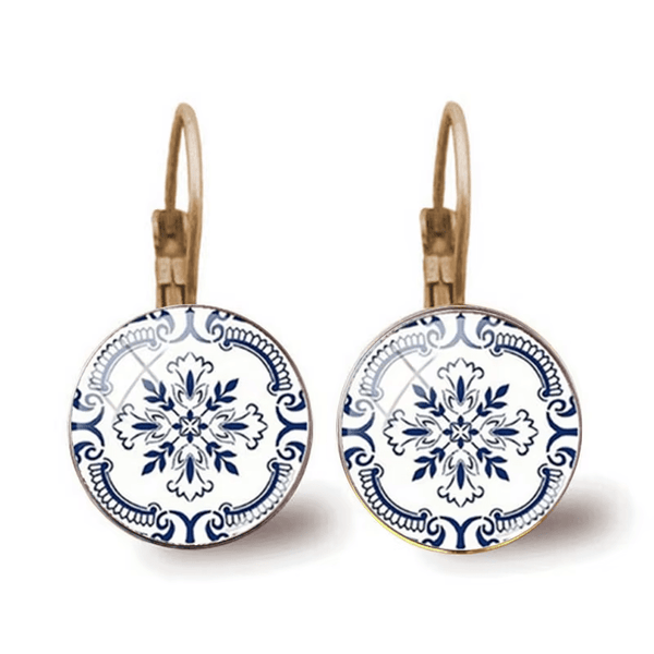 Boucles d’Oreilles Azulejos - Luzia le-meilleur-du-portugal