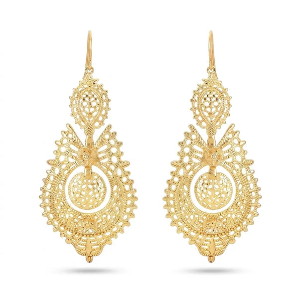 Boucles d’Oreilles Traditionnelles Rainha - Luzia le-meilleur-du-portugal