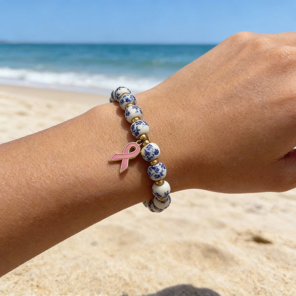 Bracelet Ruban Rose – Édition Solidaire Luzia le-meilleur-du-portugal