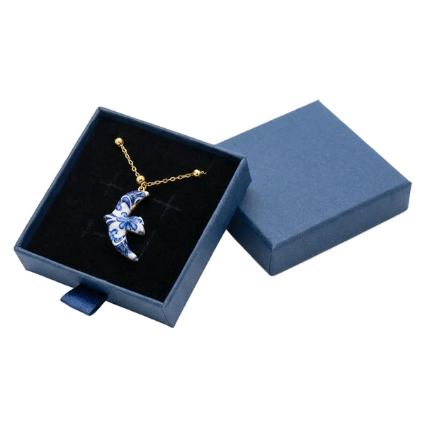 Collier hirondelles Azulejos avec étui
