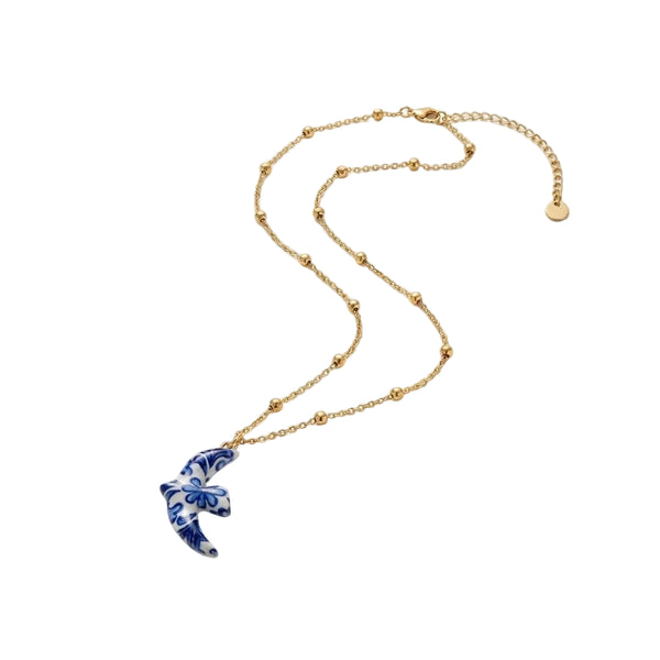 Collier hirondelles azulejos Luzia
