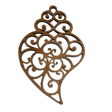 Cœur de Viana en Bois Personnalisable - Artisanat Portugais le-meilleur-du-portugal