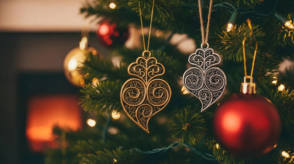 Décoration de Noël - Coração de Viana x5 le-meilleur-du-portugal