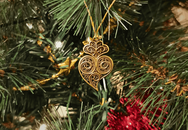 Décoration de Noël - Coração de Viana x5 le-meilleur-du-portugal