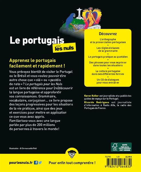 Le Portugais pour les nuls - Livre avec CD audio 3e édition le-meilleur-du-portugal