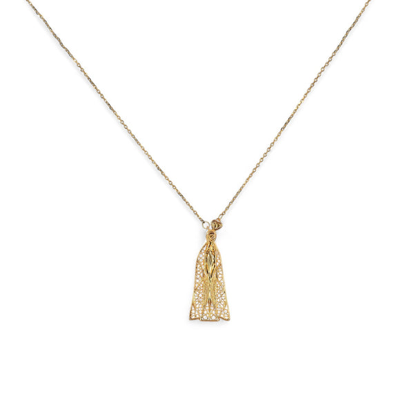 Pendentif Nossa Senhora de Fátima en filigrane le-meilleur-du-portugal