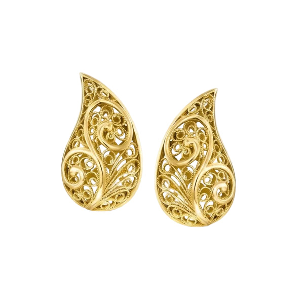 algarvia boucle d'oreilles sur fond blanc