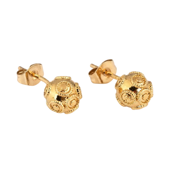 Boucles d’Oreilles "Contas de Viana" en Acier Inoxydable le-meilleur-du-portugal