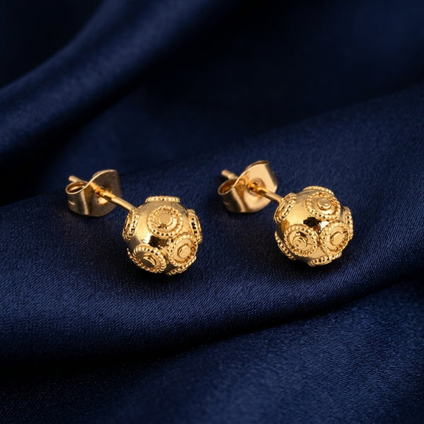 Boucles d’Oreilles "Contas de Viana" en Acier Inoxydable le-meilleur-du-portugal