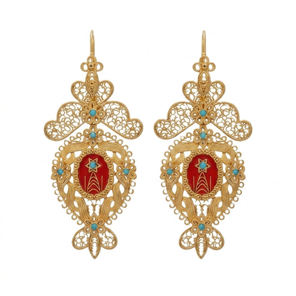Boucles d'oreilles Custódia le-meilleur-du-portugal