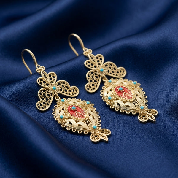 Boucles d'oreilles Custódia le-meilleur-du-portugal