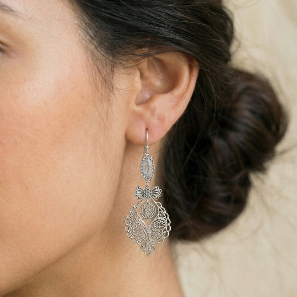 Boucles d’Oreilles Princessa 6cm le-meilleur-du-portugal