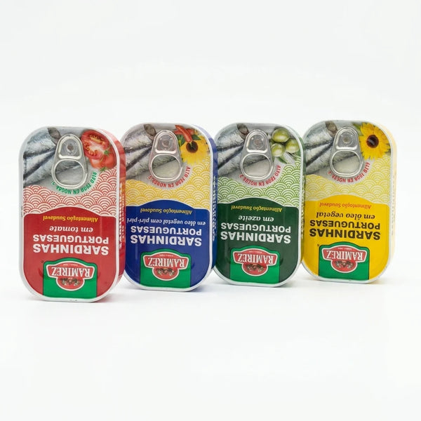 Assortiment de conserves de sardines portugaises - RAMIREZ le-meilleur-du-portugal