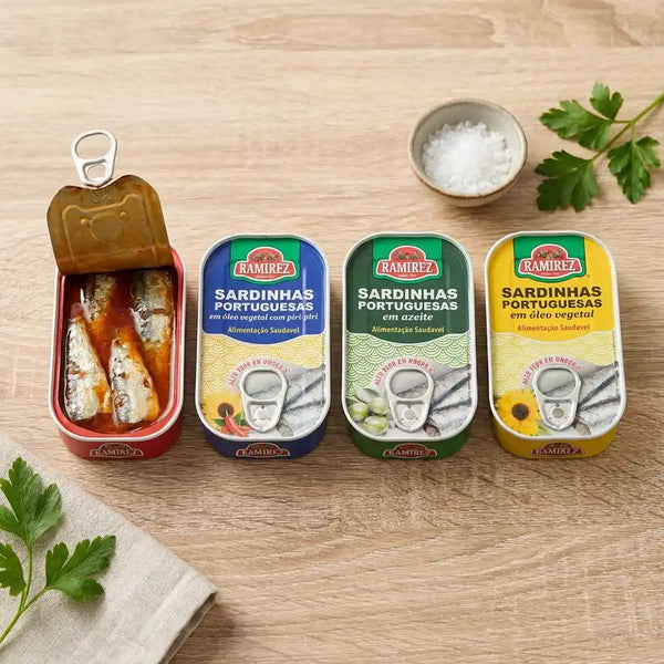 Assortiment de conserves de sardines portugaises - RAMIREZ le-meilleur-du-portugal