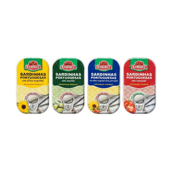 Assortiment de conserves de sardines portugaises - RAMIREZ le-meilleur-du-portugal