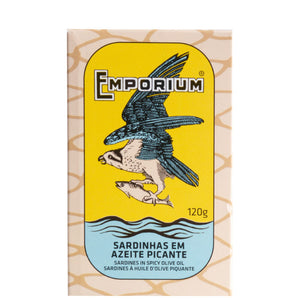 Sardines à l'huile d'olive pimentée Emporium - 5x120g - Le Meilleur du Portugal