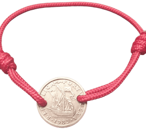 Bracelet pièce de 2,5 escudos du Portugal en paracorde - Le Meilleur du Portugal