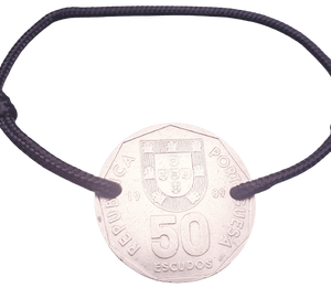 Bracelet pièce de 50 escudos du Portugal - Le Meilleur du Portugal